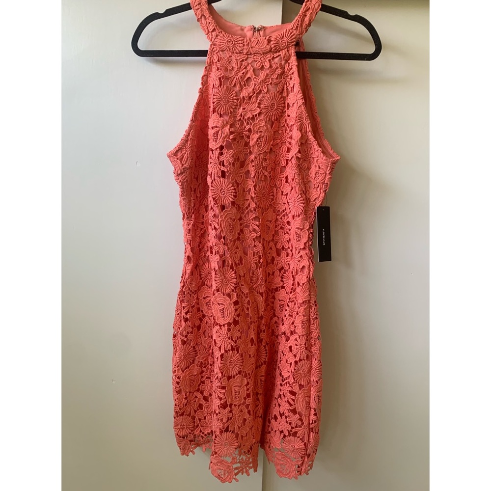 Lulus Coral Cocktail Dress NWT